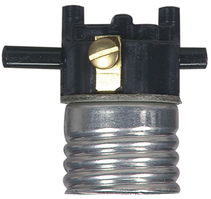 SOCKET LAMP INT PTHRUSWTCH BLK