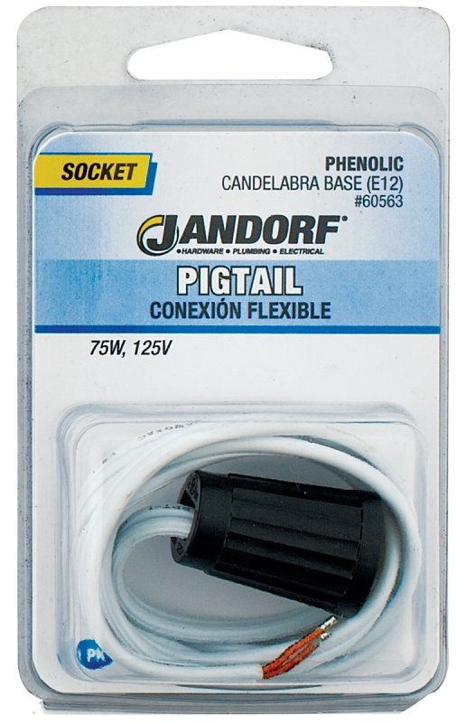 SOCKET PIGTAIL CANDELABRA BASE