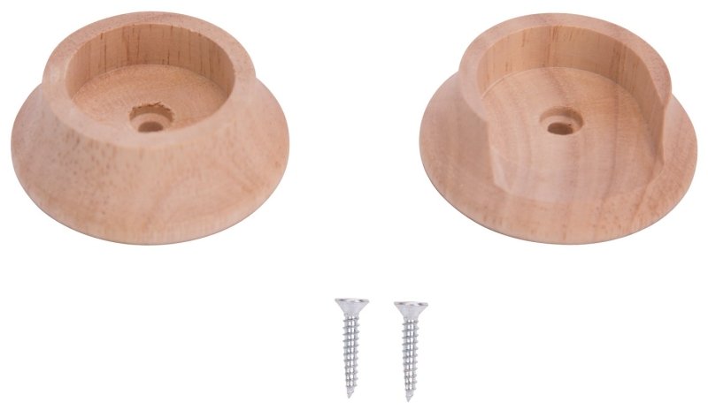 SOCKET WOOD POLE NAT WD 1-3/8 
