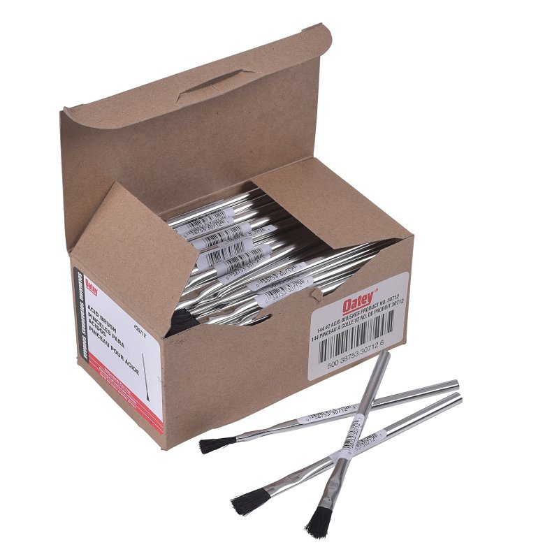 SOLDER FLUX BRUSH 3X1/2IN BULK