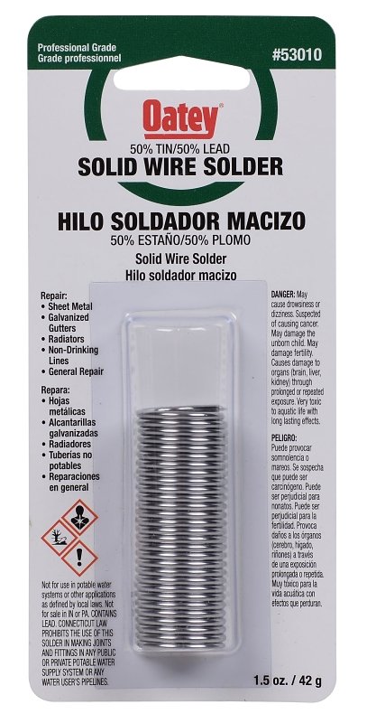 [6713291] SOLDER WIRE 1OZ 50/50 SOLID   