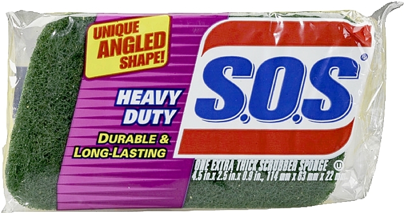 SOS HEAVY DUTY SCRUBBER SPONGE