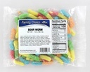 SOUR WORMS 7 OZ BAG           