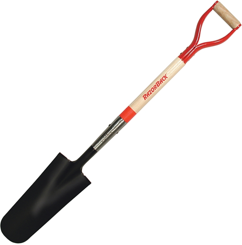 SPADE DRAIN WOOD/STL HDLE 29IN