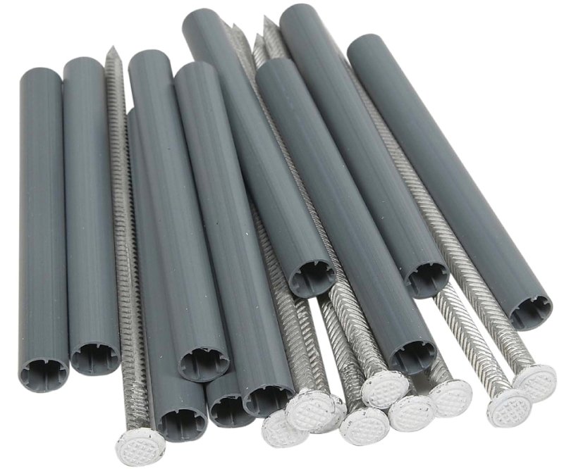SPIKE&FERRULE WHITE ALUM 5IN  