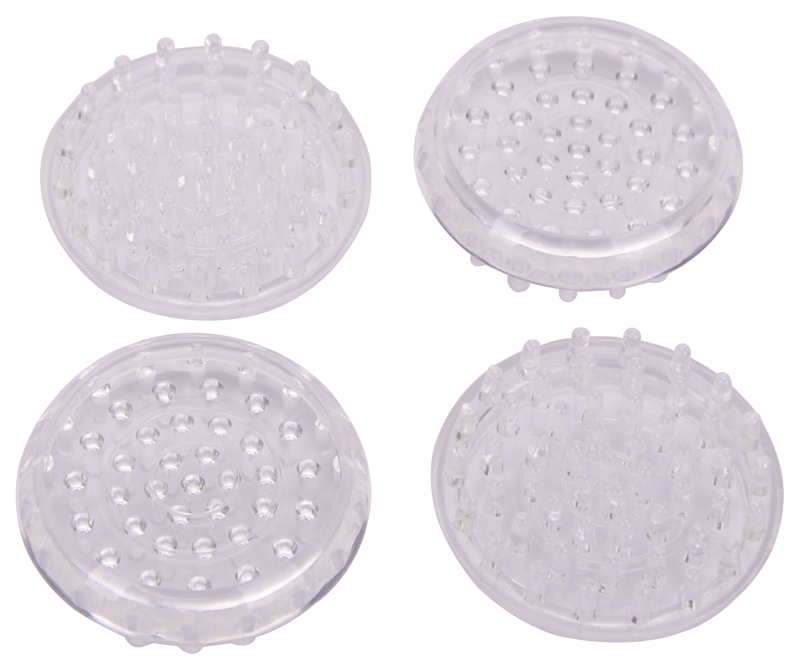 SPIKED CUPS RND 1-5/8IN CLEAR 