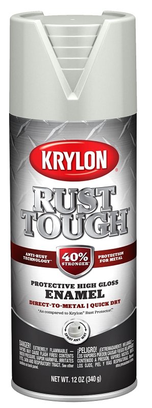 SPRAY ENAMEL GLOSS LIGHT GRAY 