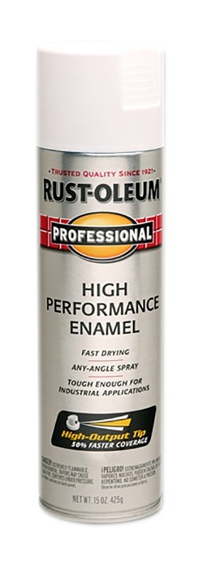 SPRAY ENAMEL SEMIGLOSS WHITE  