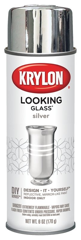 SPRAY PAINT LOOK/GLASS SLV 6OZ