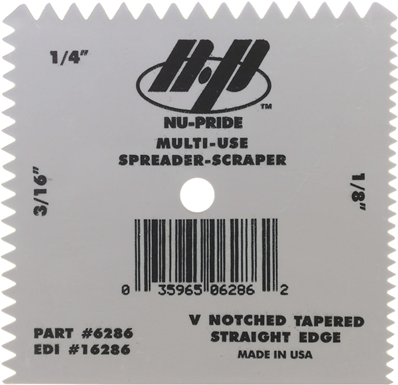 SPREADER GROUT V NOTCHED PLSTC