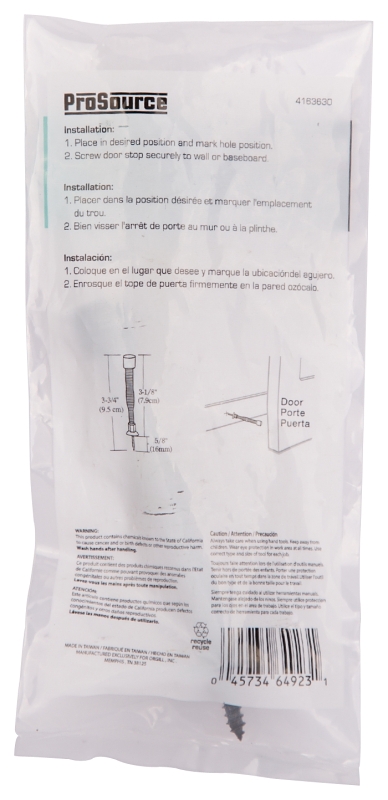 SPRING DOOR STOP VEN BRNZ     