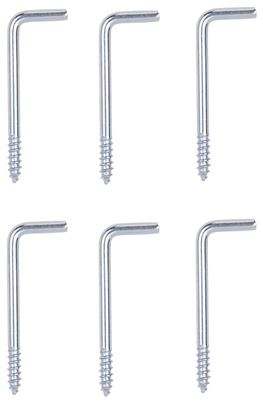 SQUARE SCREW HOOK 1-7/8IN ZP  
