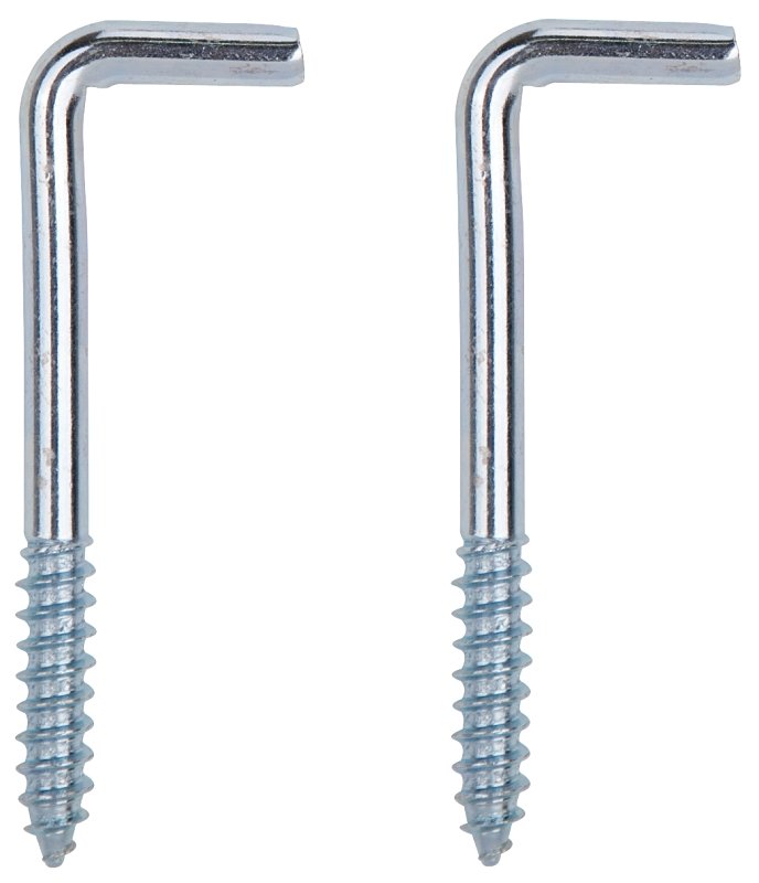 SQUARE SCREW HOOK STL 3IN ZP  