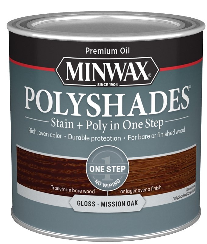 STAIN FINISH WD MSSN OAK 1/2PT