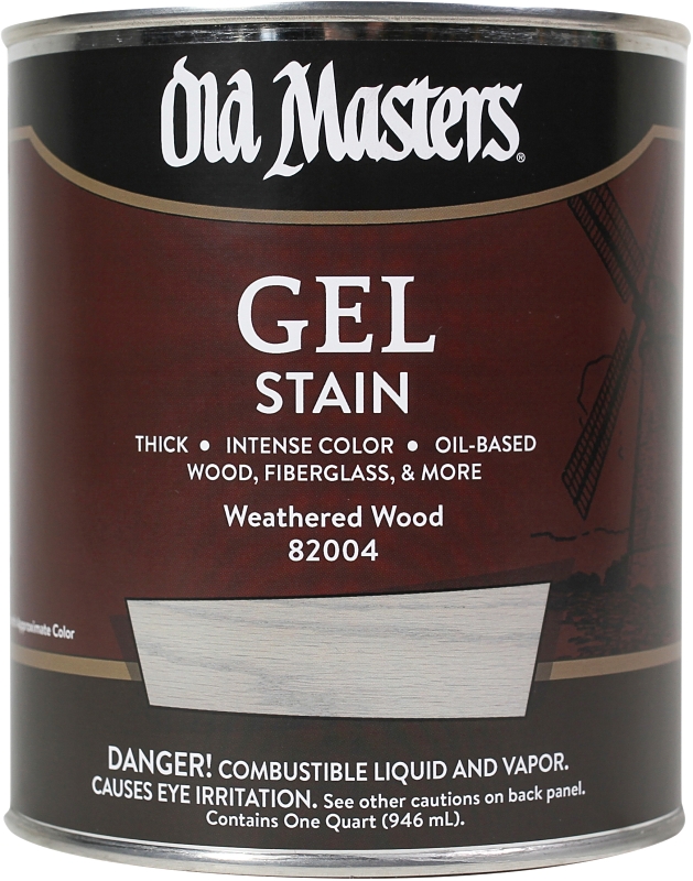STAIN GEL WEATHERED WOOD QUART