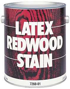 STAIN LATEX ALLPURP REDWOOD GA