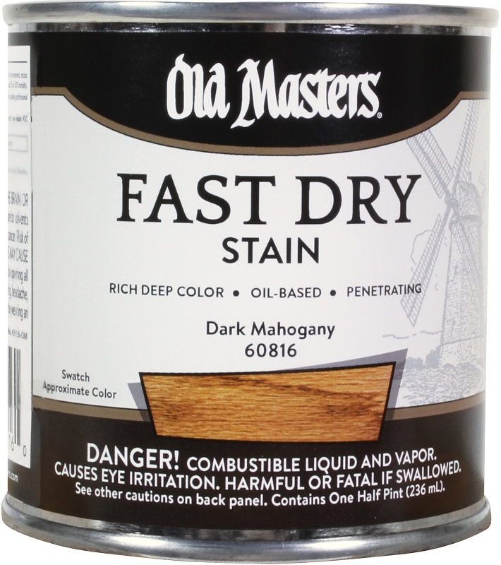 STAIN OB FAST DRY DK MAHOGANY 