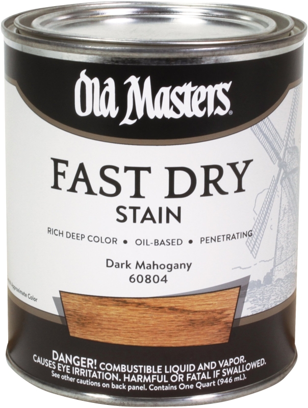 STAIN OB FAST DRY DK MAHOGANY 