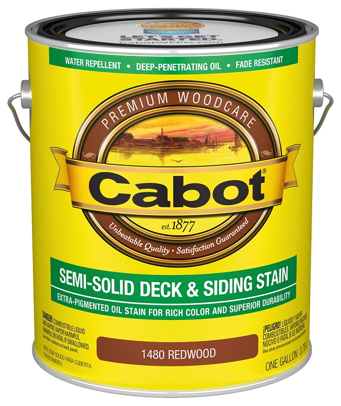 STAIN SEMISOL OIL EX REDWD GA 