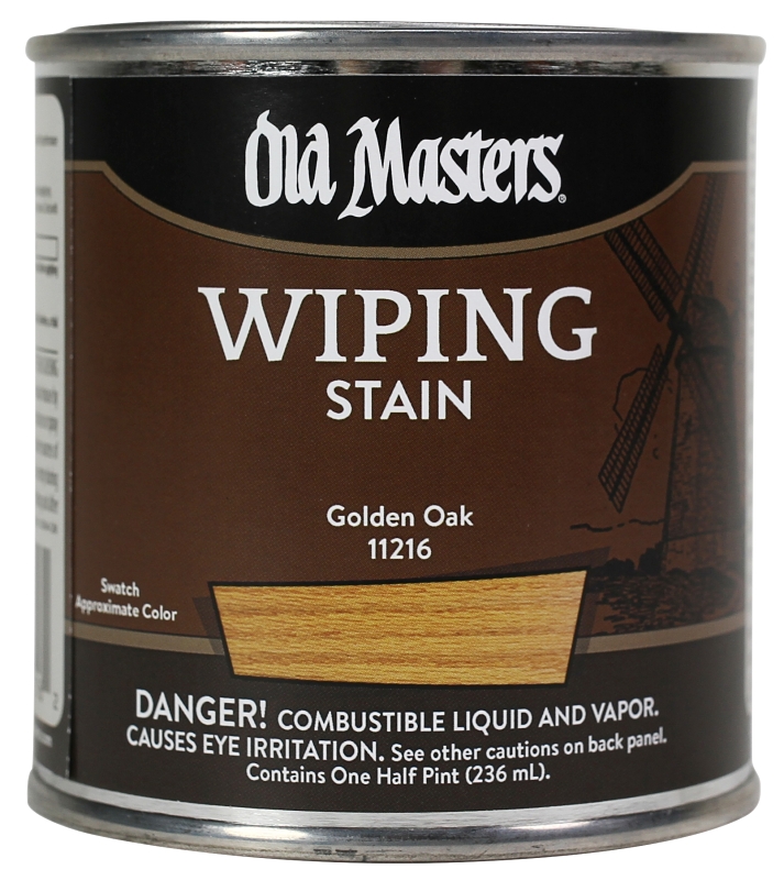 STAIN WIPING GOLDEN OAK 1/2PT 