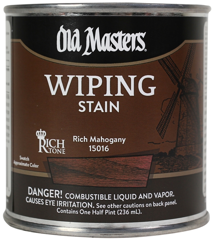 STAIN WIPING RICH MHGNY 1/2PT 