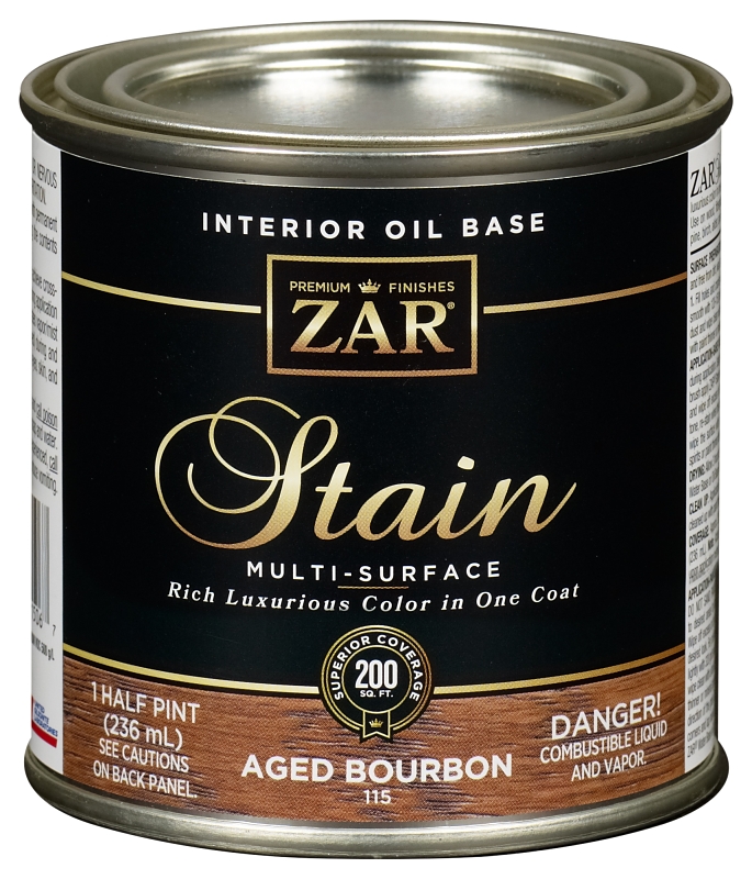 STAIN WOOD OIL AGED BRBN 1/2PT