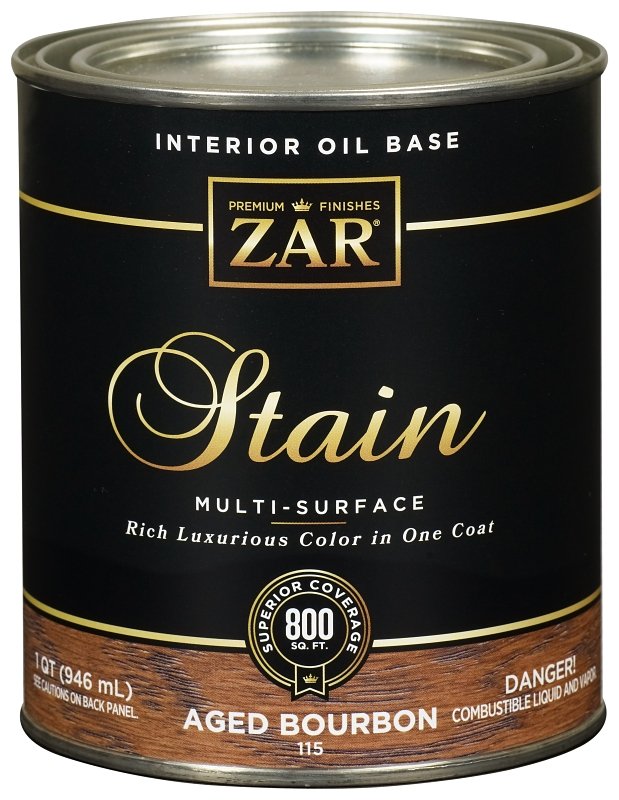 STAIN WOOD OIL IN AGED BRBN QT