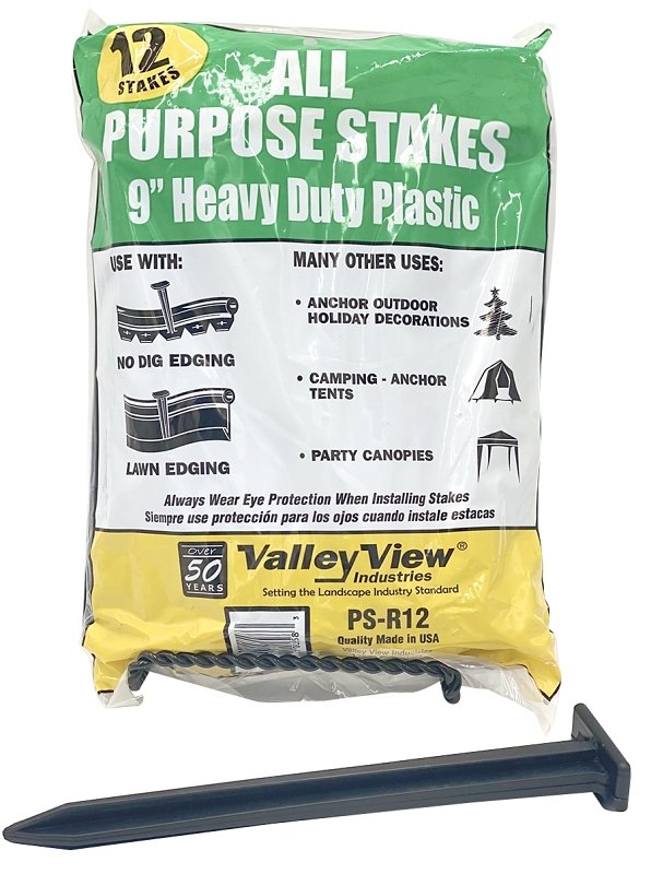 STAKES POLY EDGE LAWN 9IN     