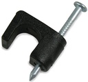 STAPLE COAXIAL BLK 1/4IN      