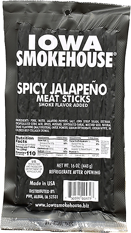 STICK MEAT SPICY JALAPENO 16OZ