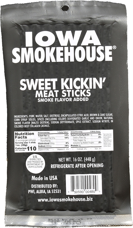 STICK MEAT SWEET KICKIN 16OZ  
