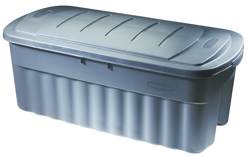 [6263362] STORAGE TOTE 50 GAL GRAY      