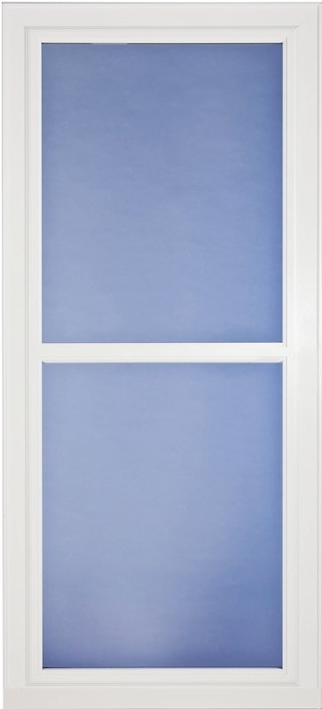 [4338745] STORM DOOR FV LOW-E WHT36X81IN