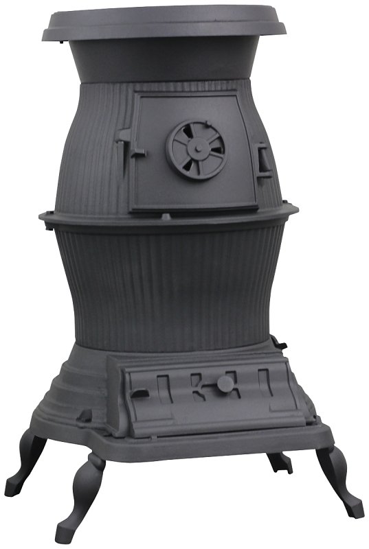 [3882016] STOVE POT BELLY CAST IRON     