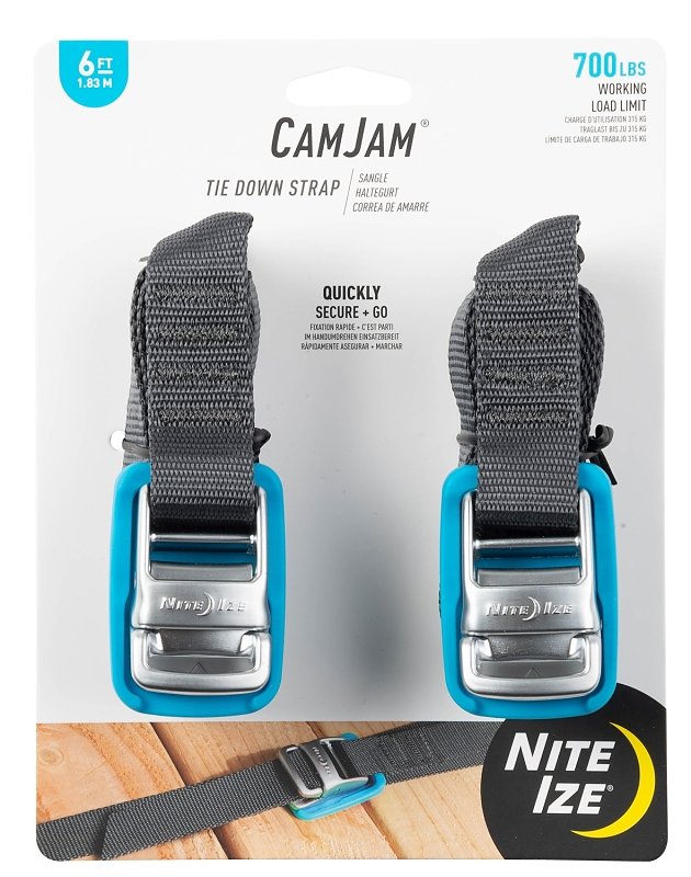 STRAP TIE DOWN CAMJAM 6FT 2PK 