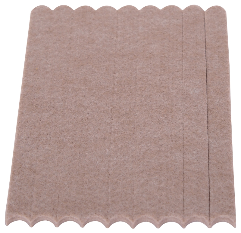 STRIP GUARD FELT 1/2X6IN BEIGE