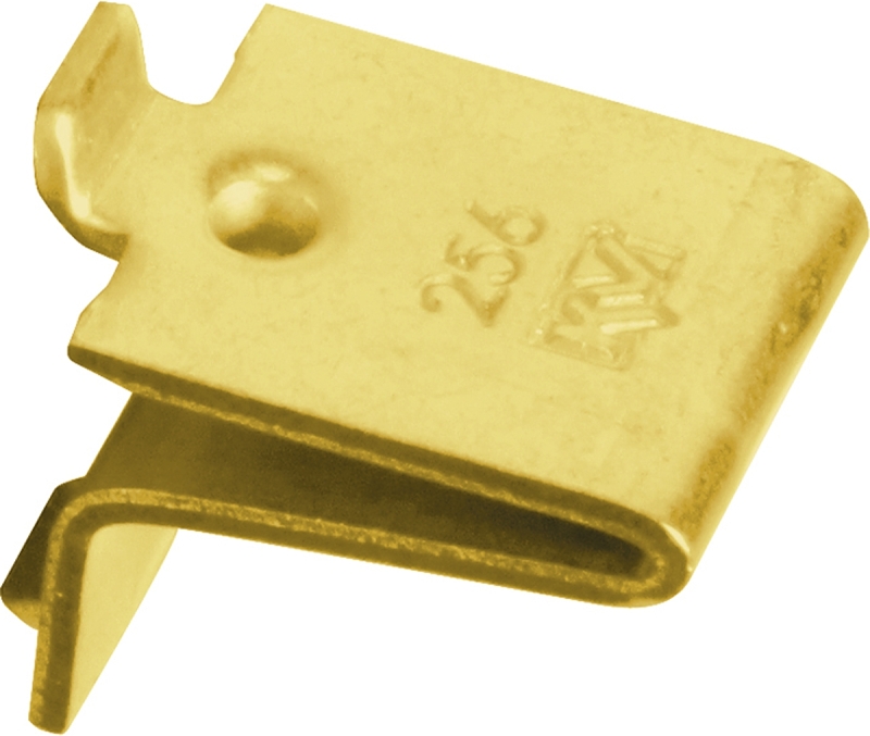 SUPPORT SHELF ADJ BRASS LOOK  