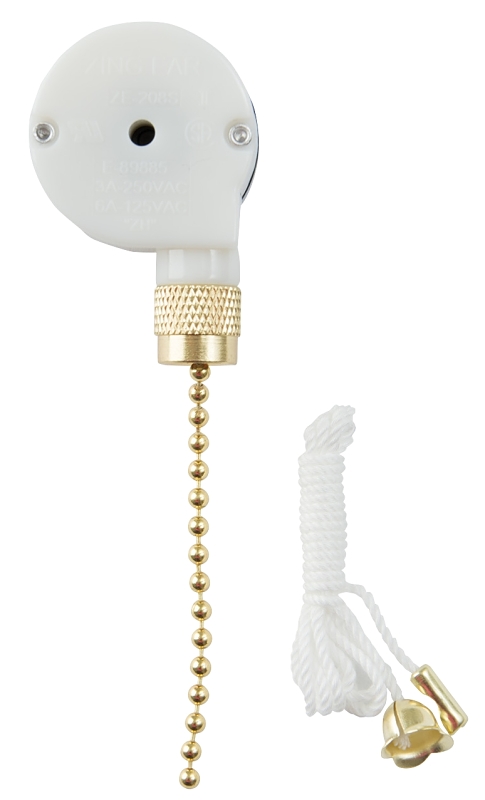 SWITCH CHAIN PULL BLK 6A 125V 