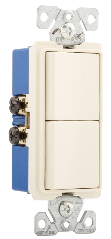 SWITCH DPLX DECO LT ALMOND    