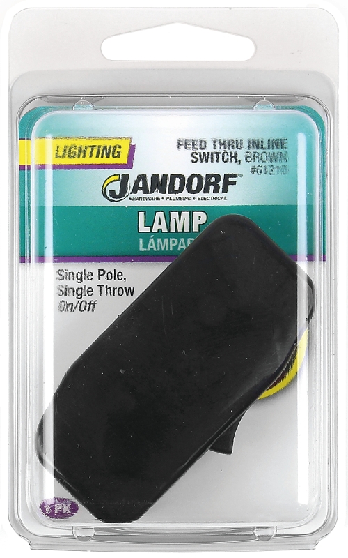 SWITCH FEED THRU BROWN ON/OFF 