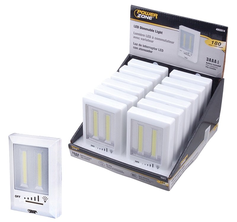 SWITCH LGHT W/DIM LED COB 180L