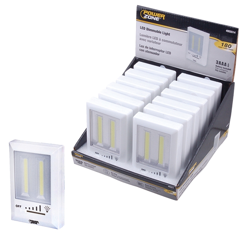 SWITCH LGHT W/DIM LED COB 180L