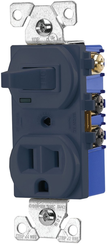 SWITCH RECPT/TOGG TR 1P15A BRN