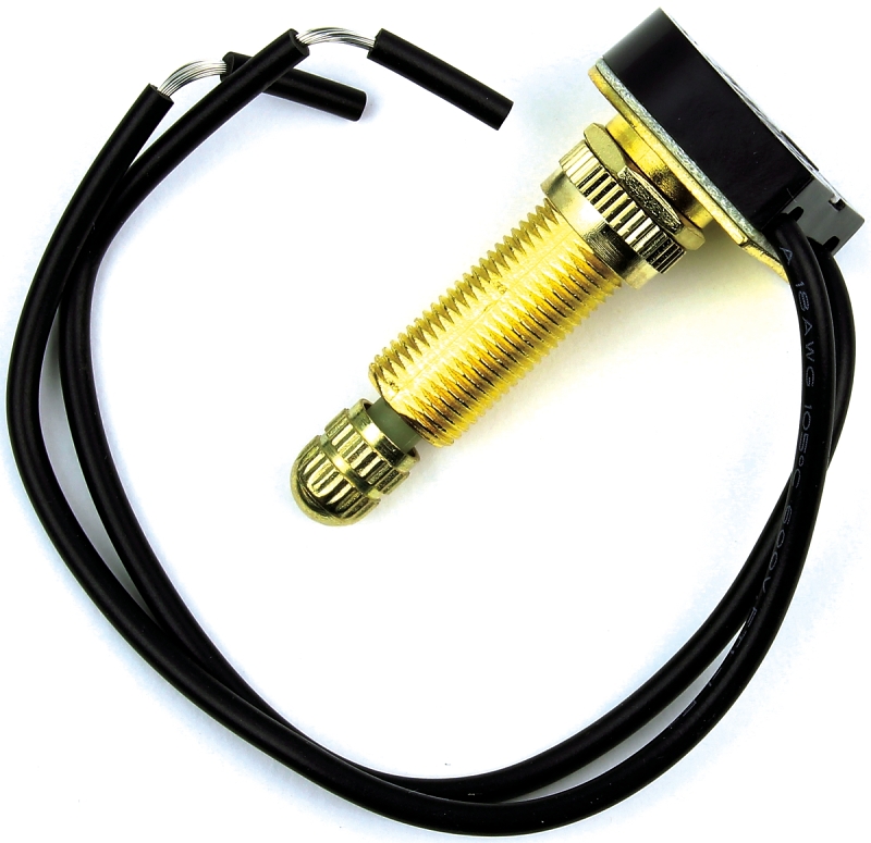 SWITCH ROTARY BRASS ON/OFF    