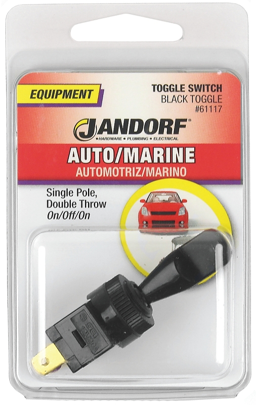 SWITCH TOGG BLK SPDT ON/OFF/ON