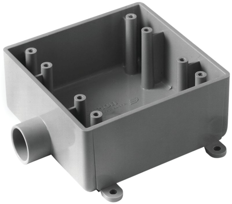 SWITCHBOX PVC 2G FSE EXPD 1/2 