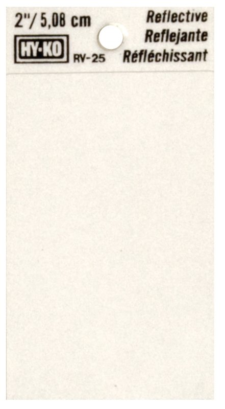 SYMBOL BLANK 2IN BLK/SILVER   