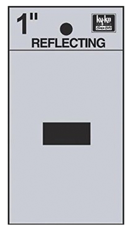 SYMBOL HYPHEN 1IN BLK/SILVER  