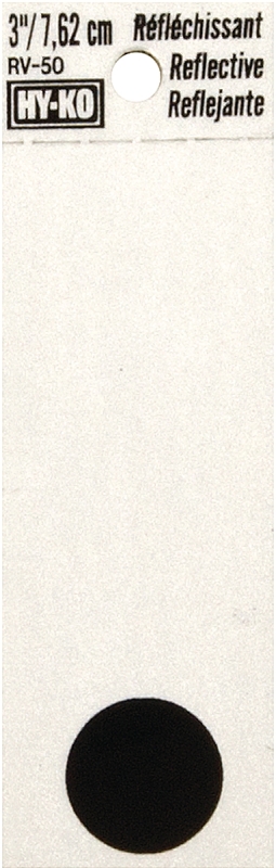 SYMBOL PERIOD 2IN BLK/SILVER  