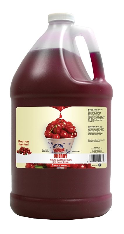 SYRUP SNOW CONE CHERRY 1 GAL  